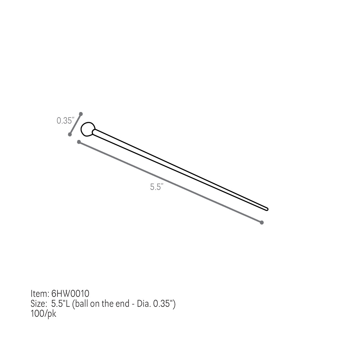 Bamboo Ball - 5.5in.