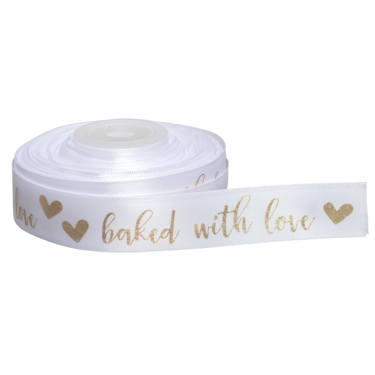 White - 7/8in x 25yd