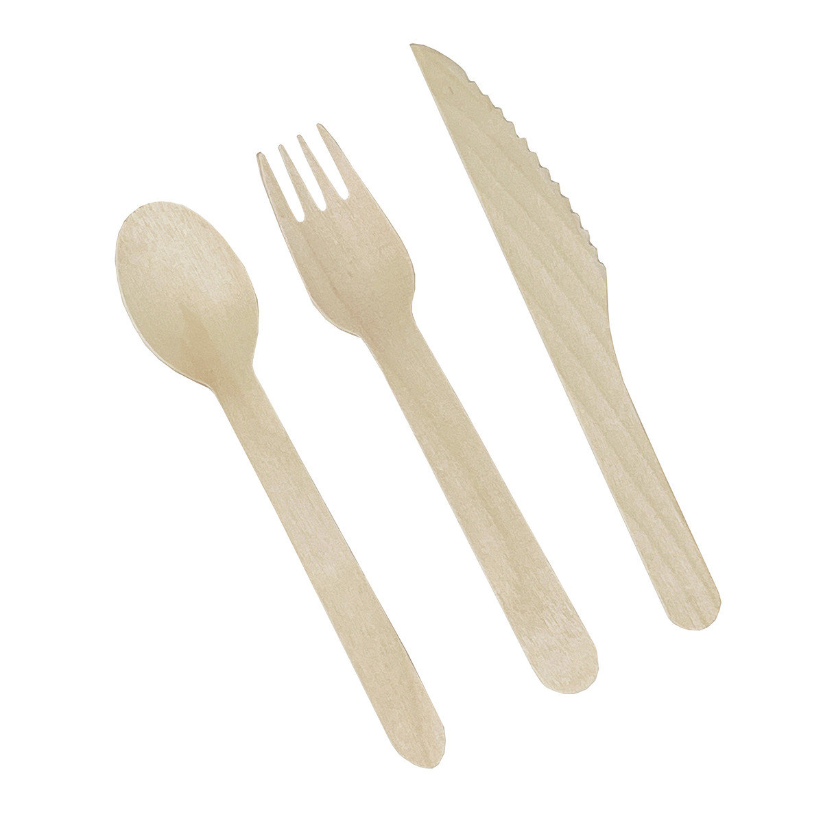 Image of Bulk Wood Cutlery