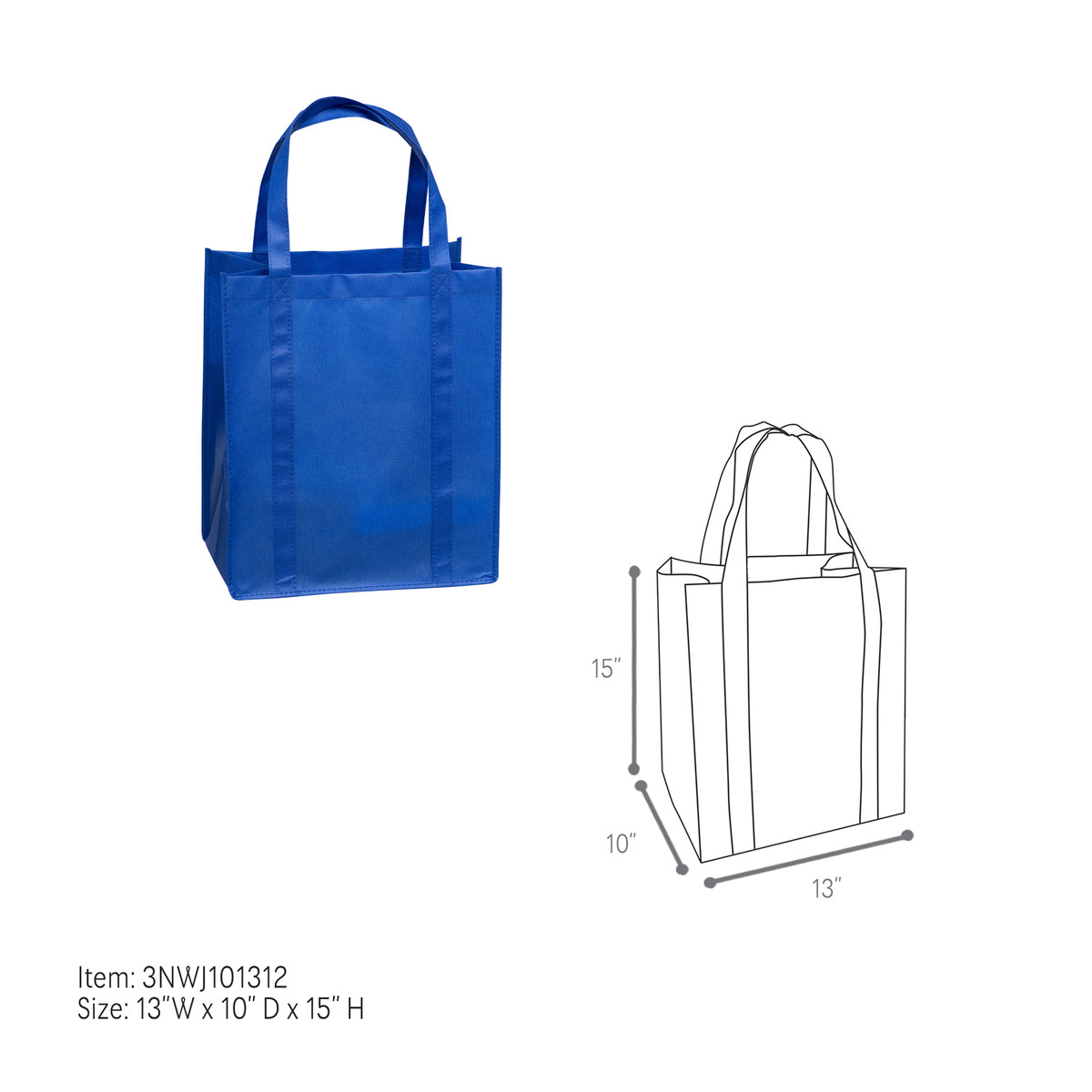 Image of Royal Non Woven Jumbo Totes