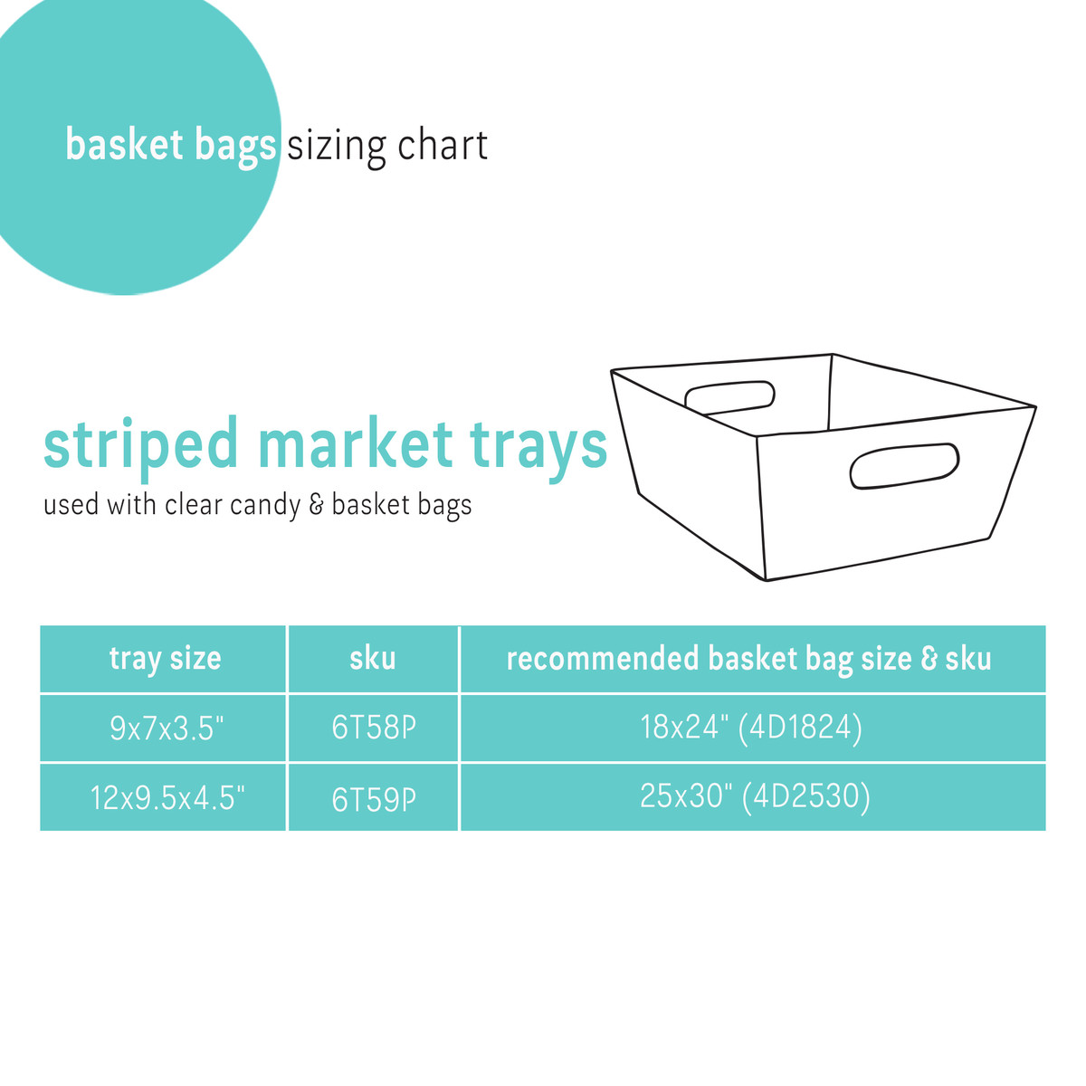 Image of Striped Market Trays