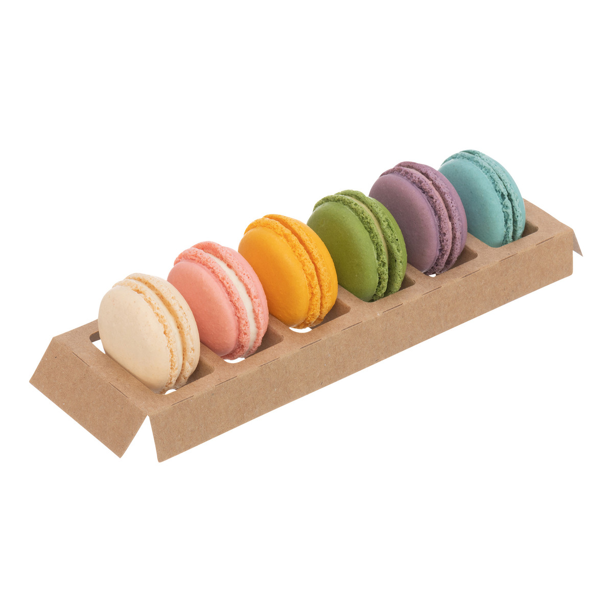6pc Macaron Inserts - 8 x 2.5 x 0.75in.