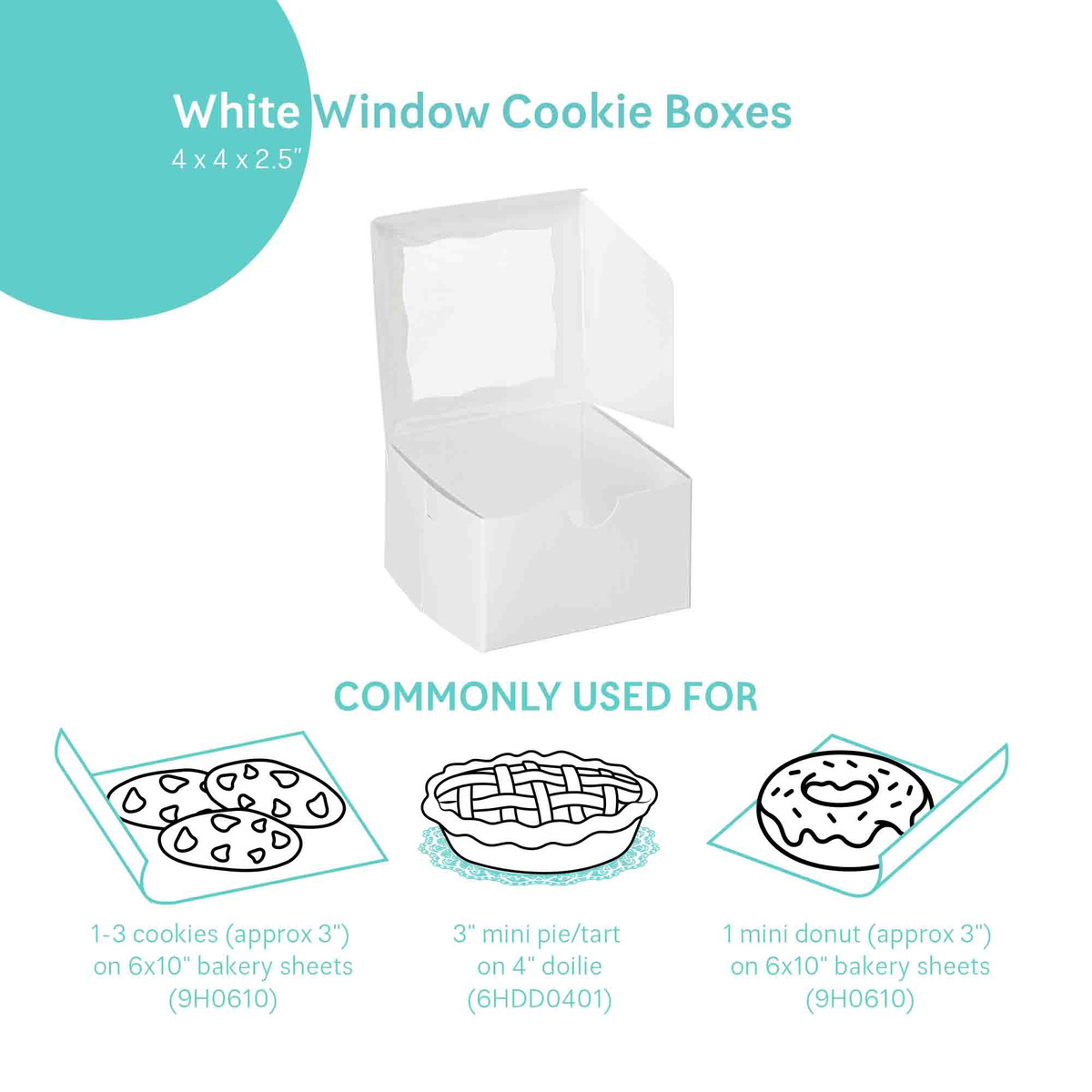 4 x 4 x 2.5in. - 1pc