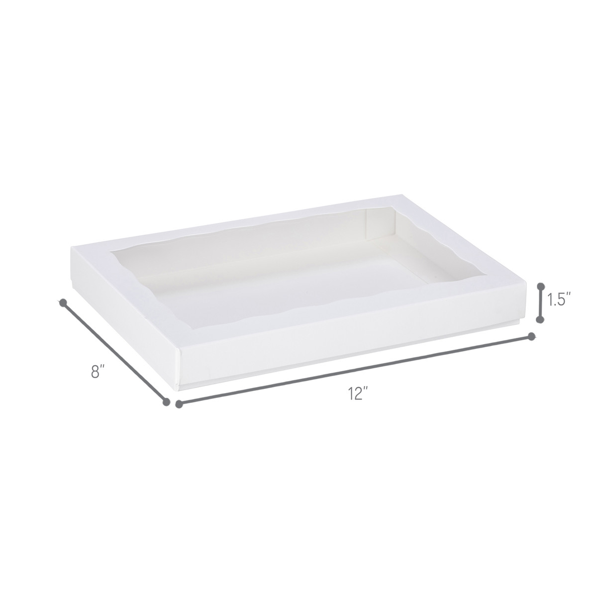 12 x 8 x 1.5in.