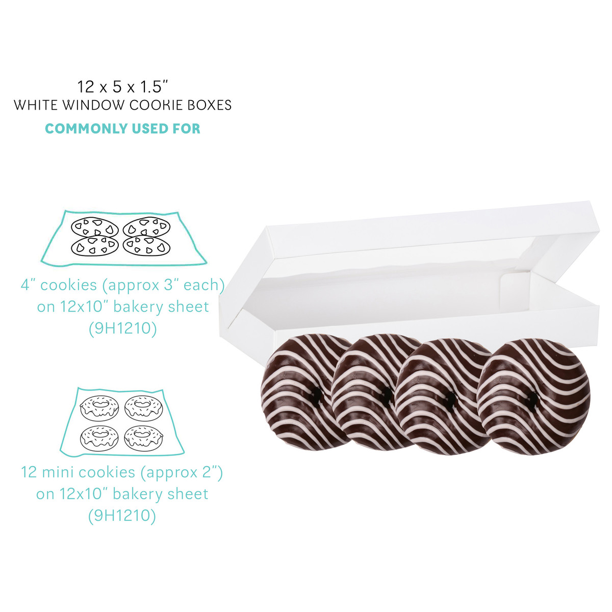 12 x 5 x 1.5in.