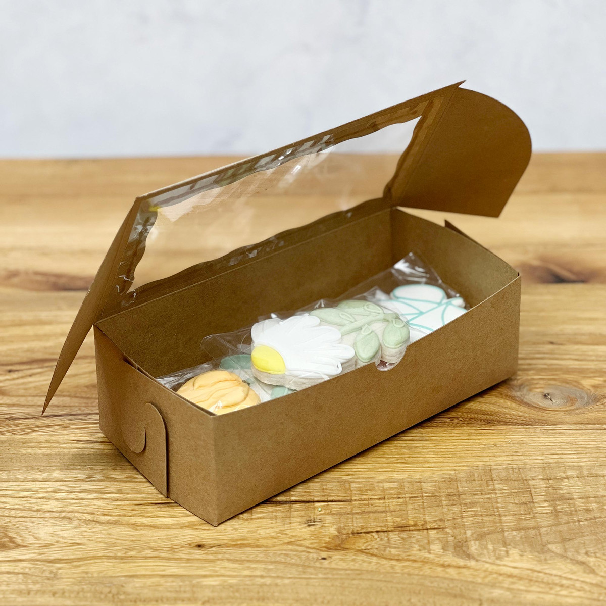 Image of Kraft Window Cookie Boxes