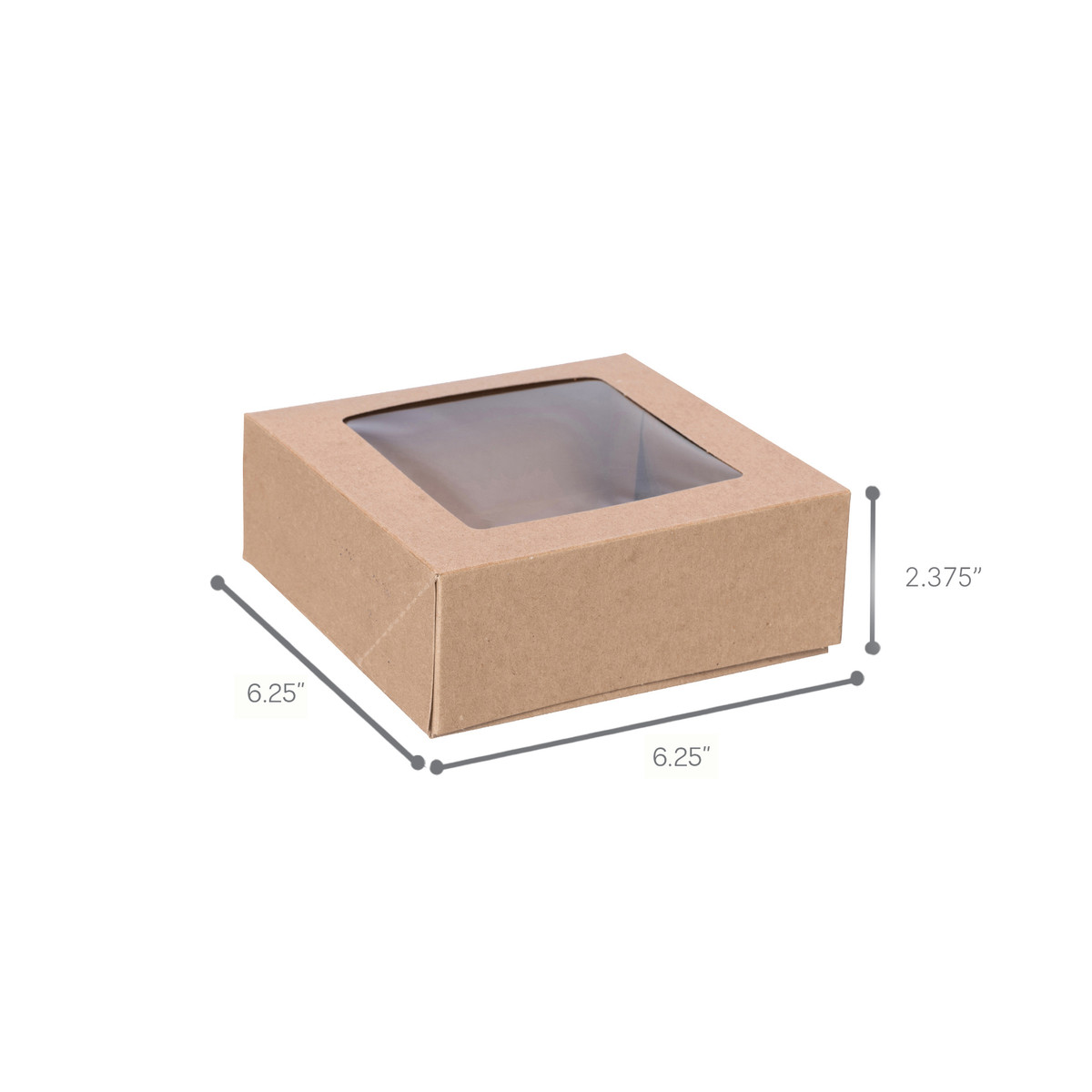 6.25 x 6.25 x 2.375in.