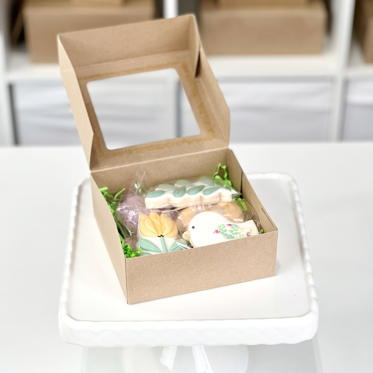Image of Kraft Window Cookie Boxes