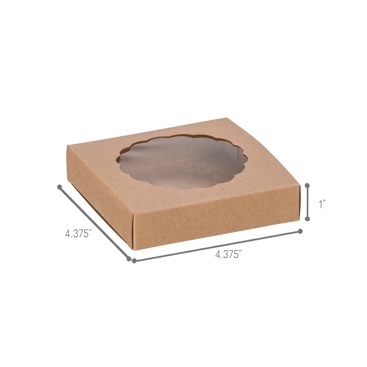 4-3/8 x 4-3/8 x 1in.