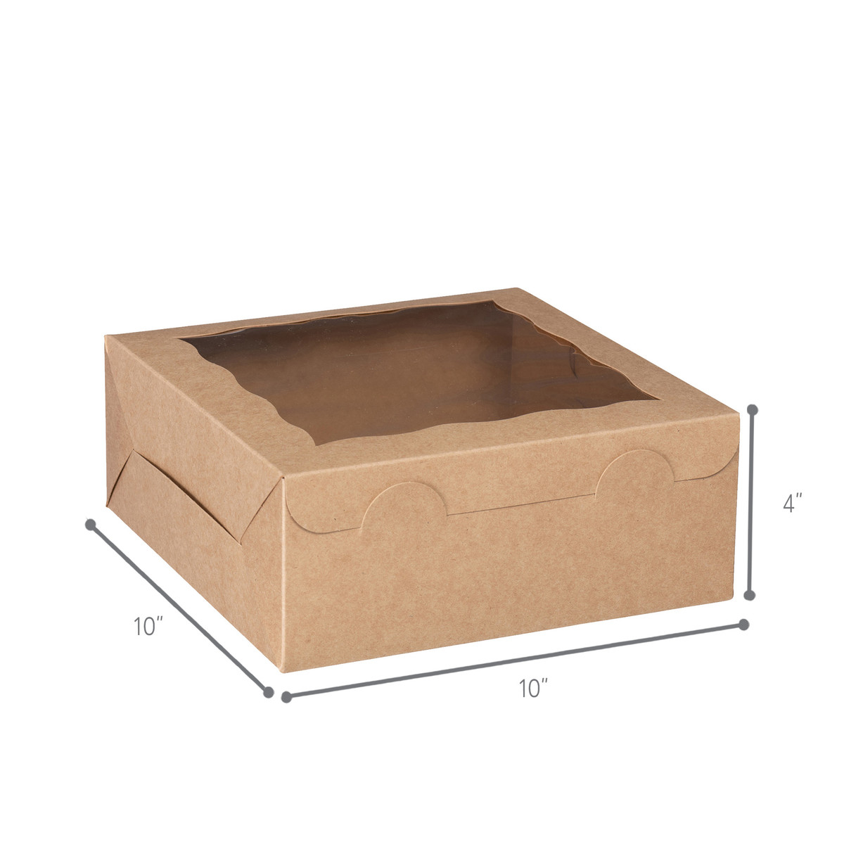 10 x 10 x 4in.