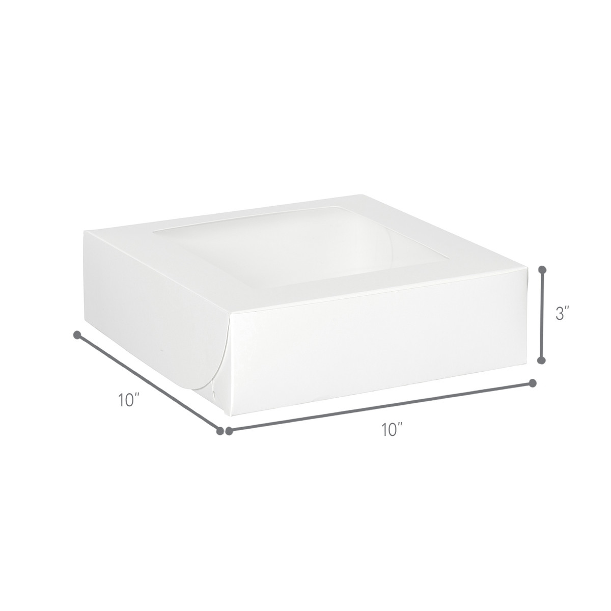 10 x 10 x 3in.
