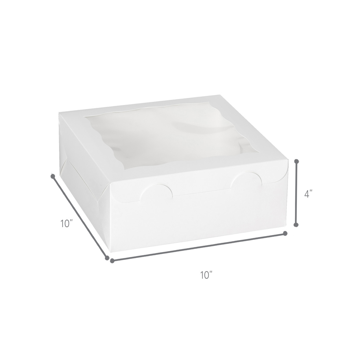 10 x 10 x 4in.