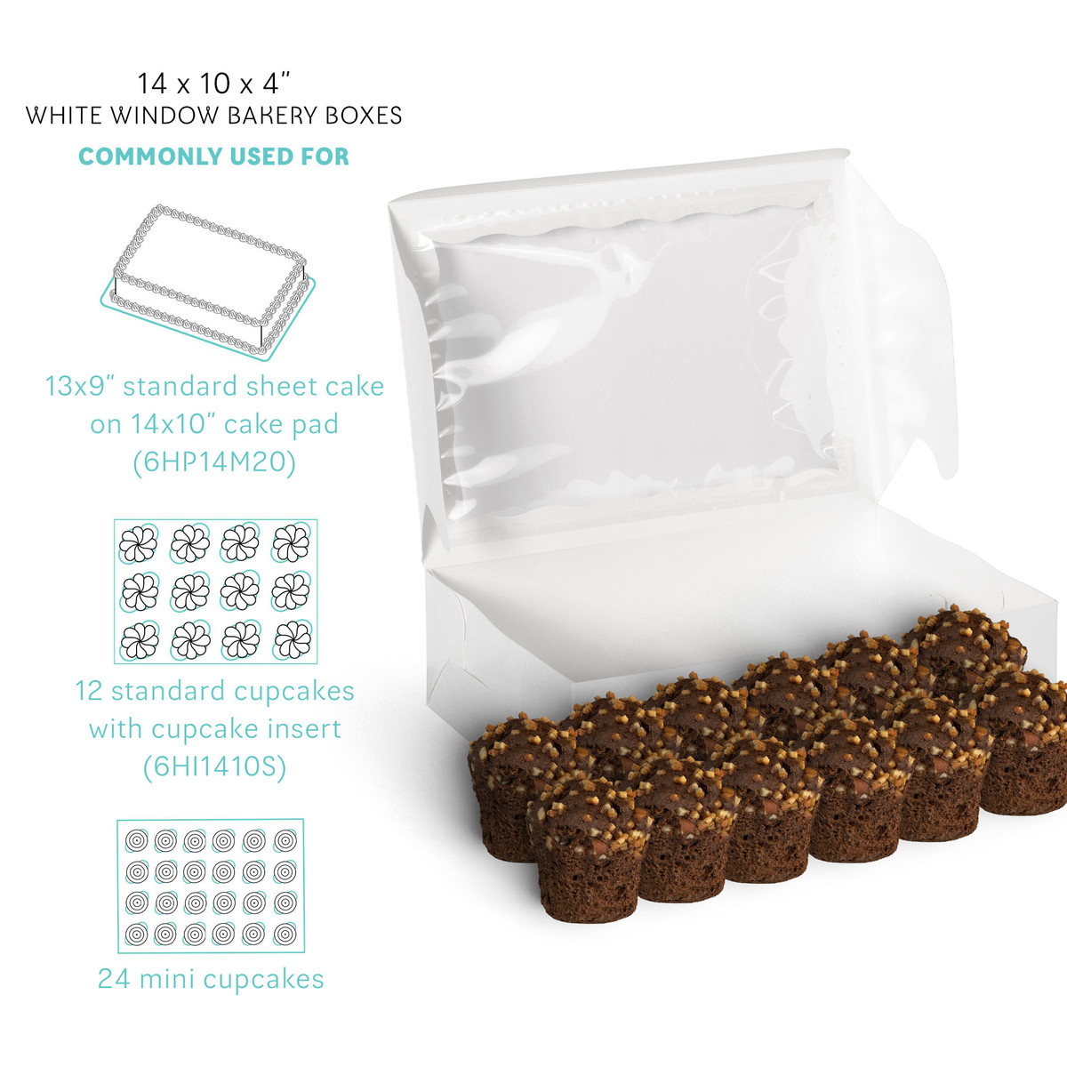 14 x 10 x 4in.