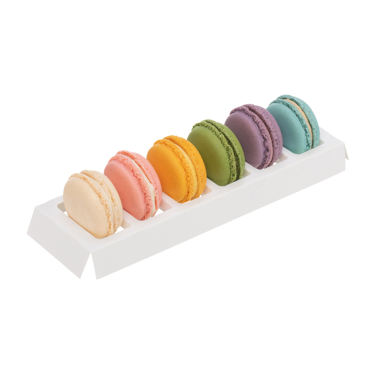 6pc Macaron Inserts - 8 x 2.5 x 0.75in.