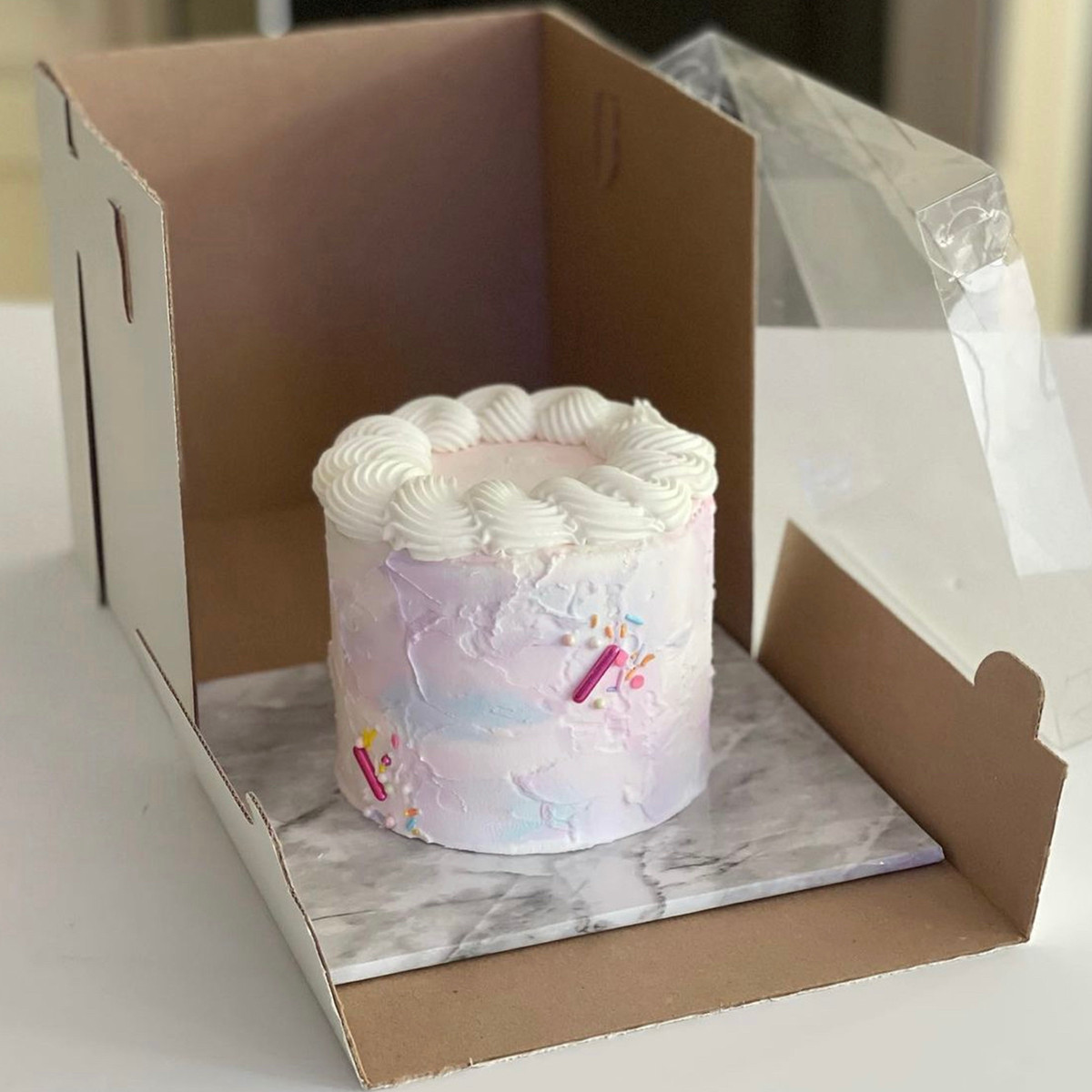 Image of Adjustable Corrugate Cake Boxes