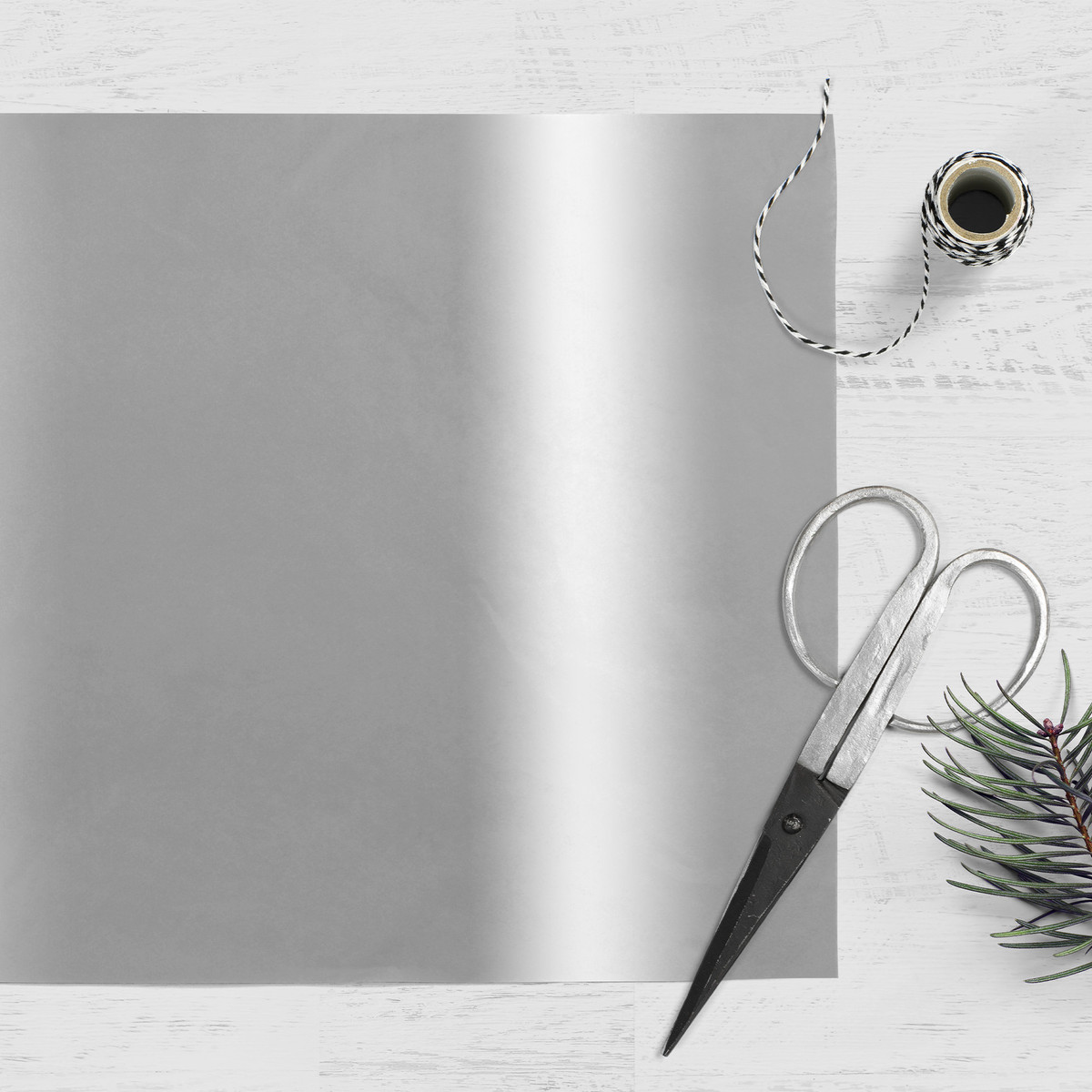 Metallic Silver