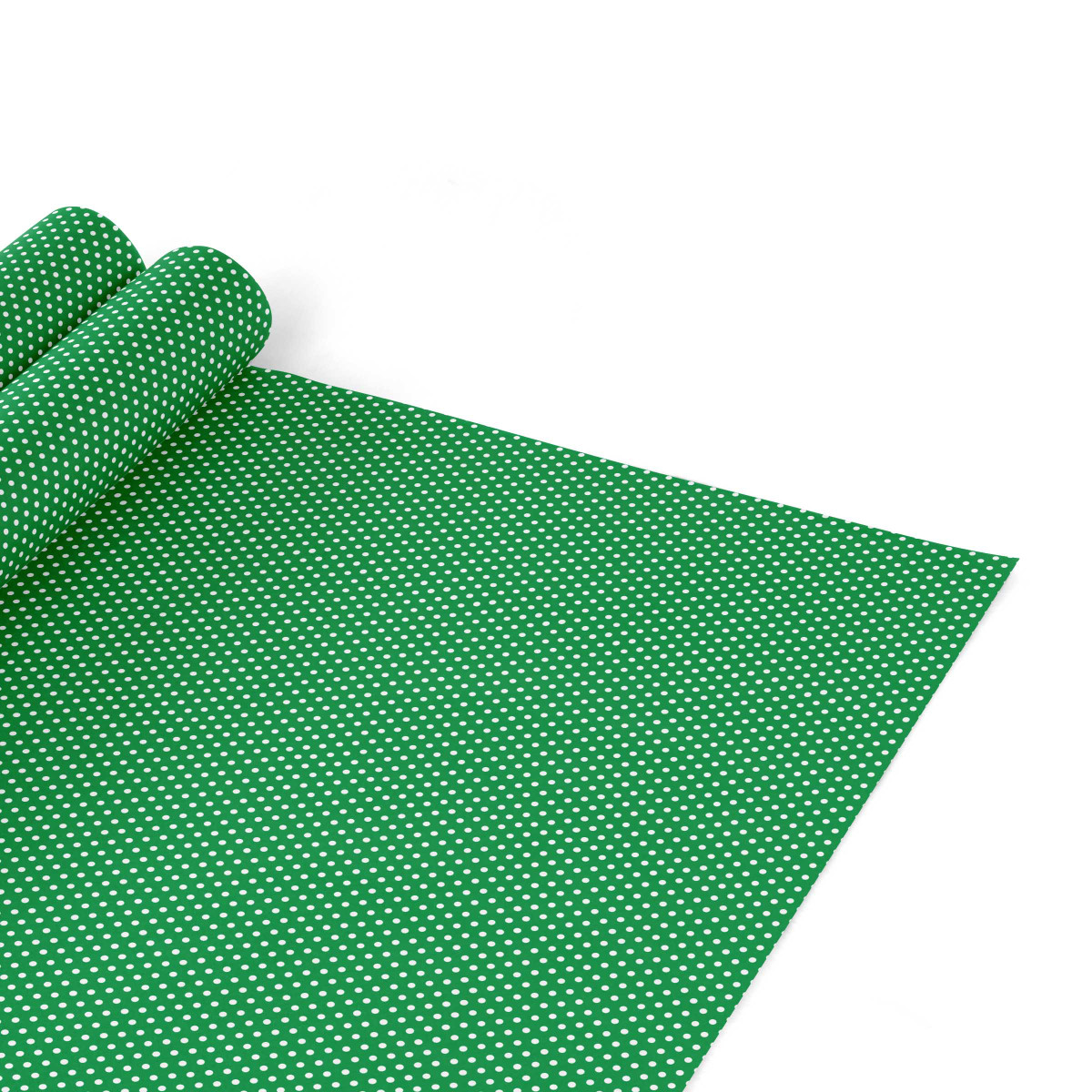 Green Swiss Dot