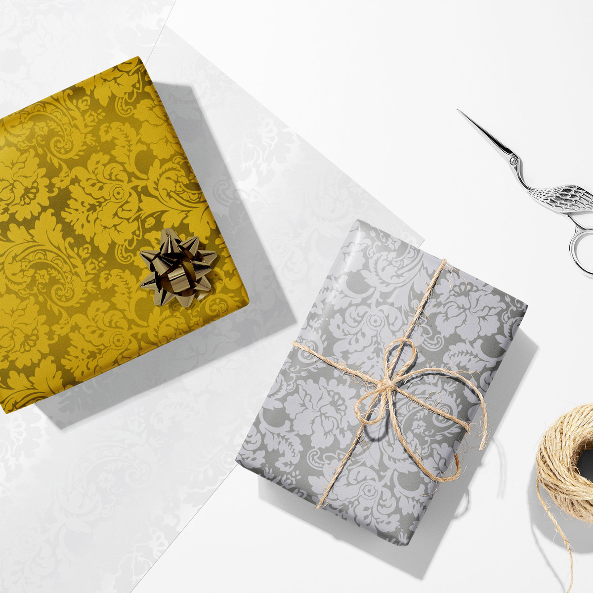 Silver Brocade