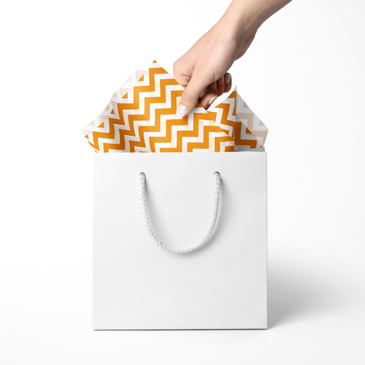 Orange Zig Zag