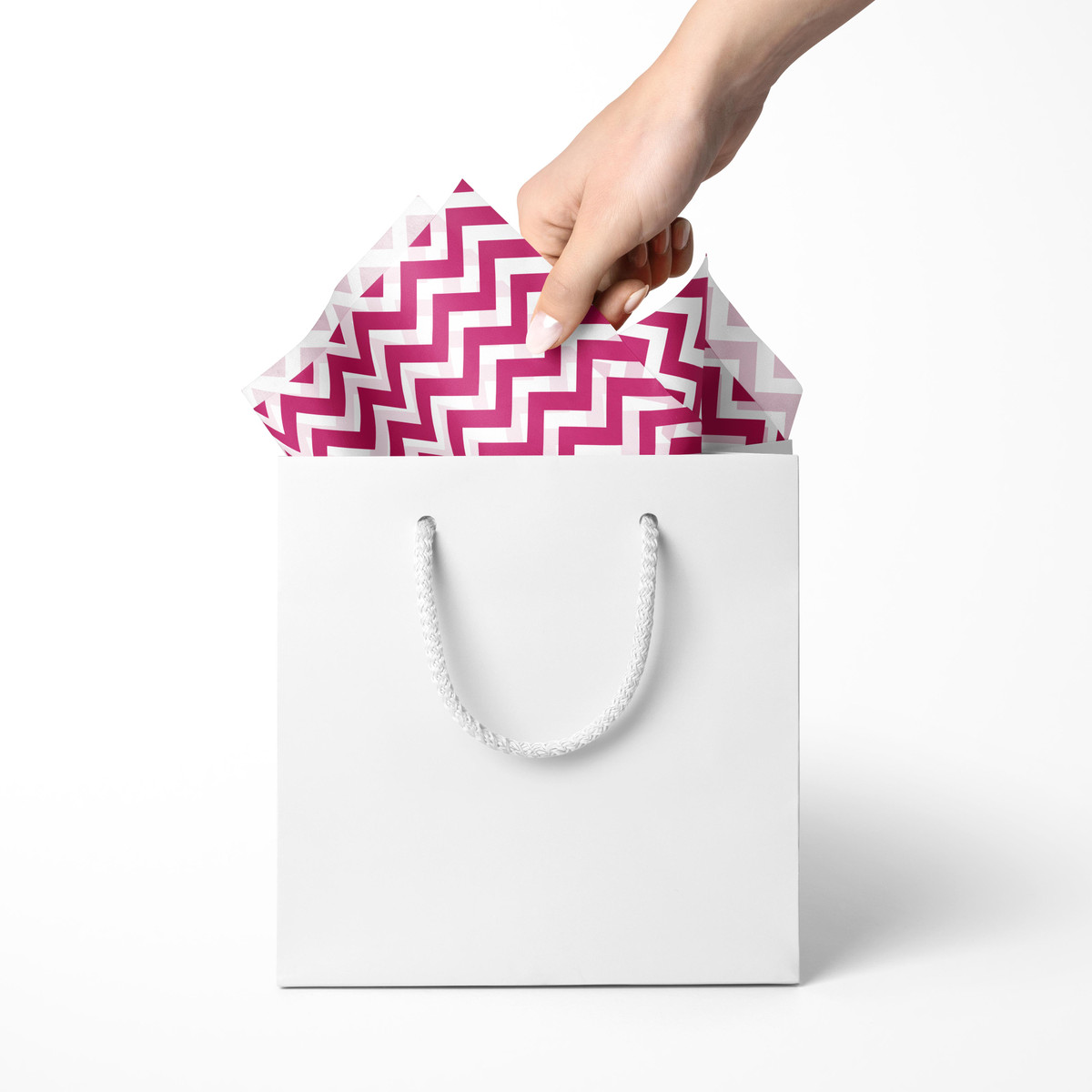 Hot Pink Zig Zag