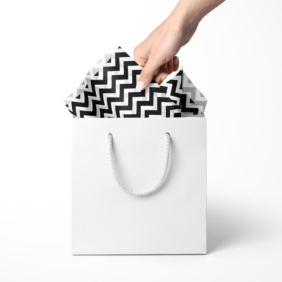 Black Zig Zag