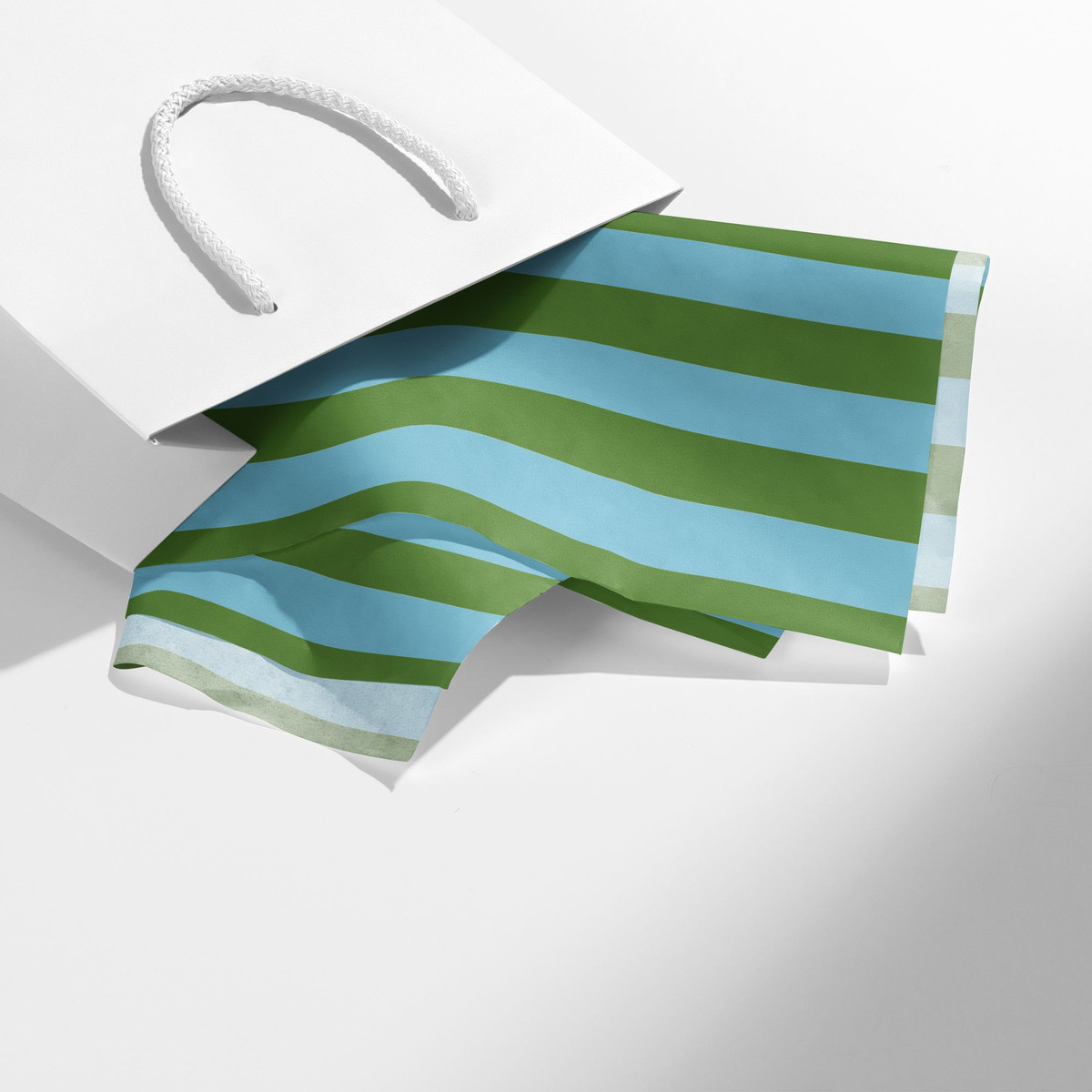 Green & Blue Stripe