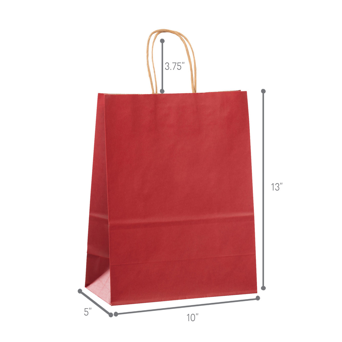 Red - 10 x 5 x 13in.