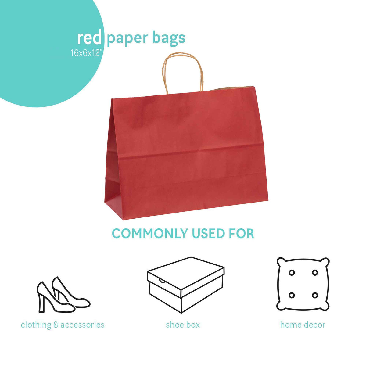 Red - 16 x 6 x 12in.