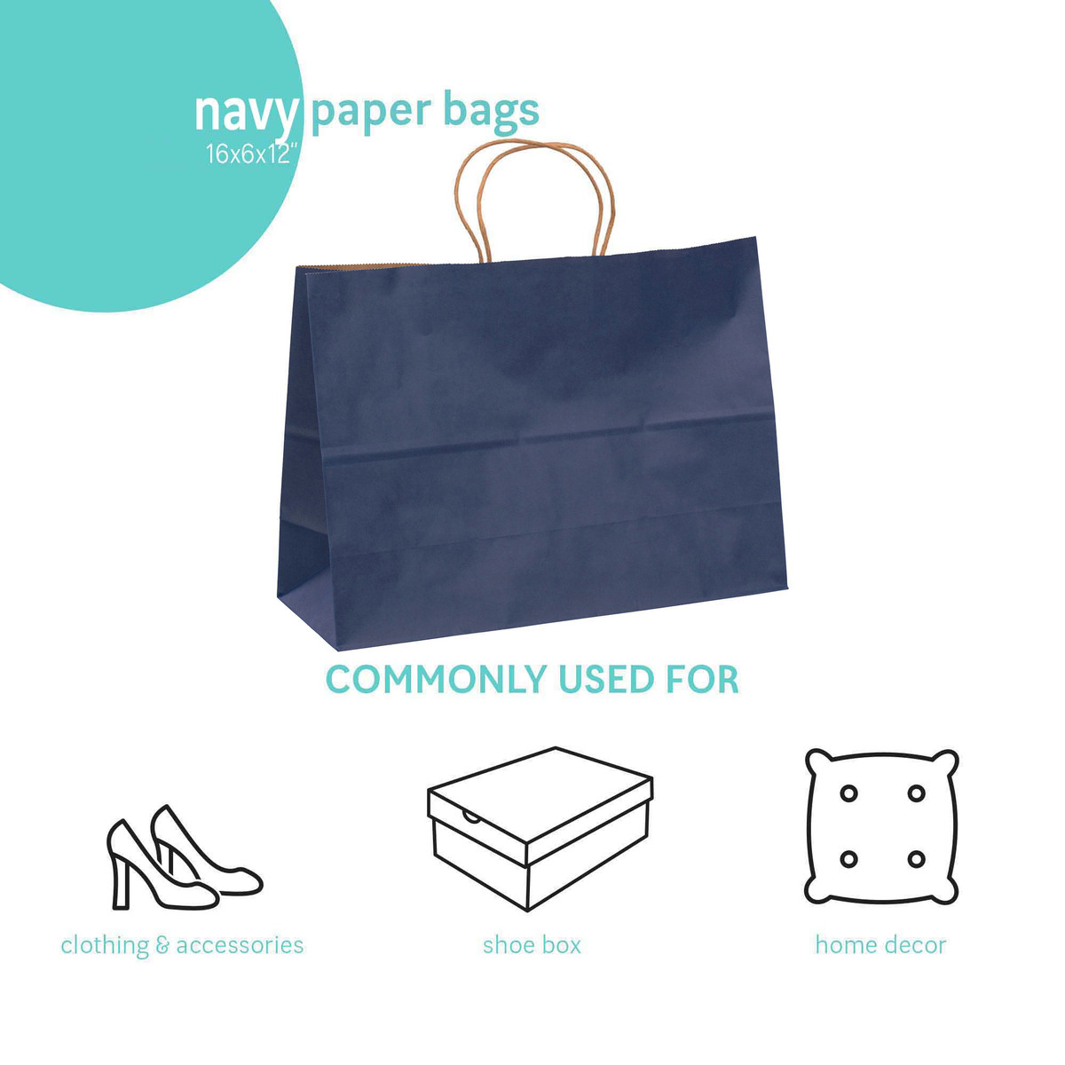 Navy - 16 x 6 x 12in.