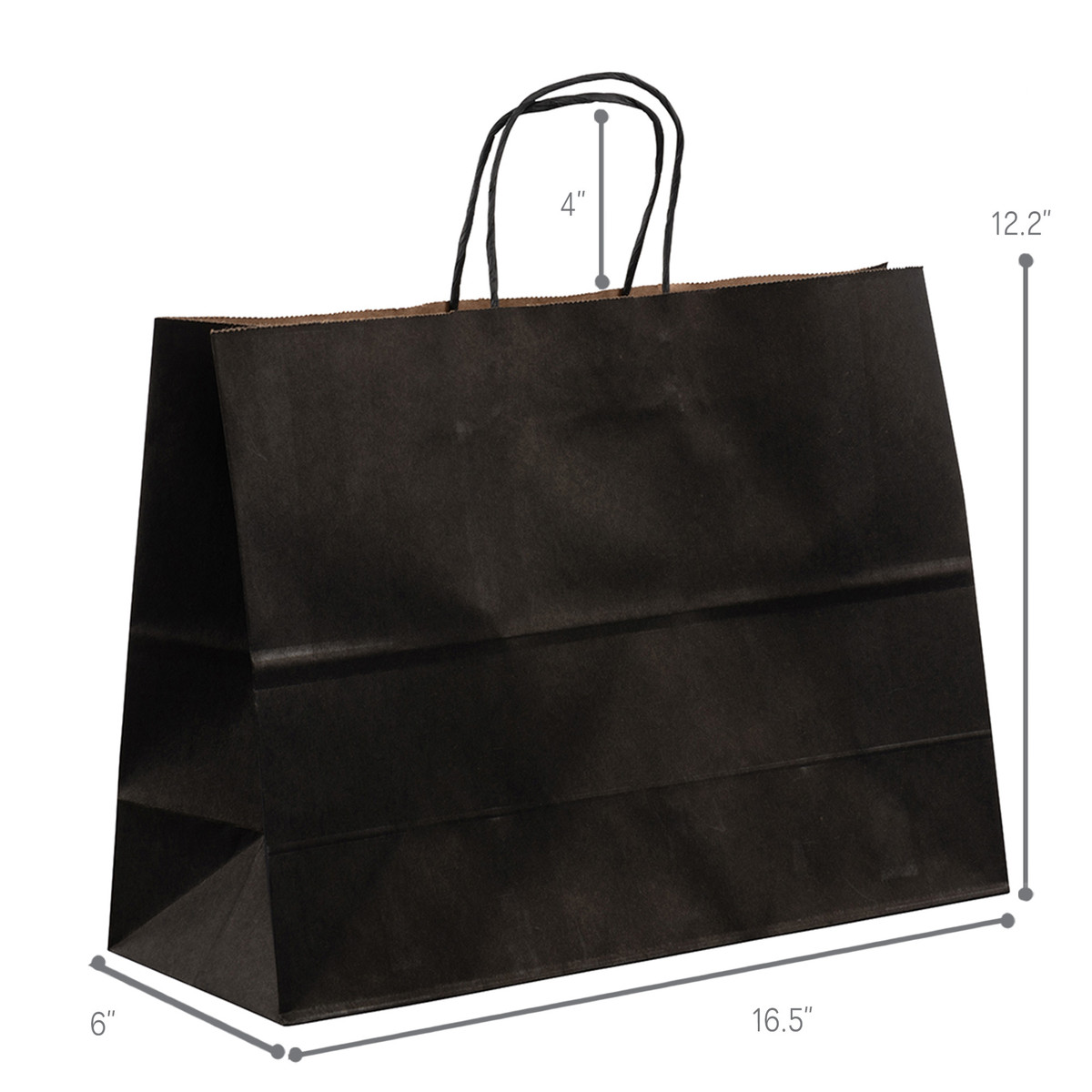 Black - 16.5 x 6 x 12.2in.