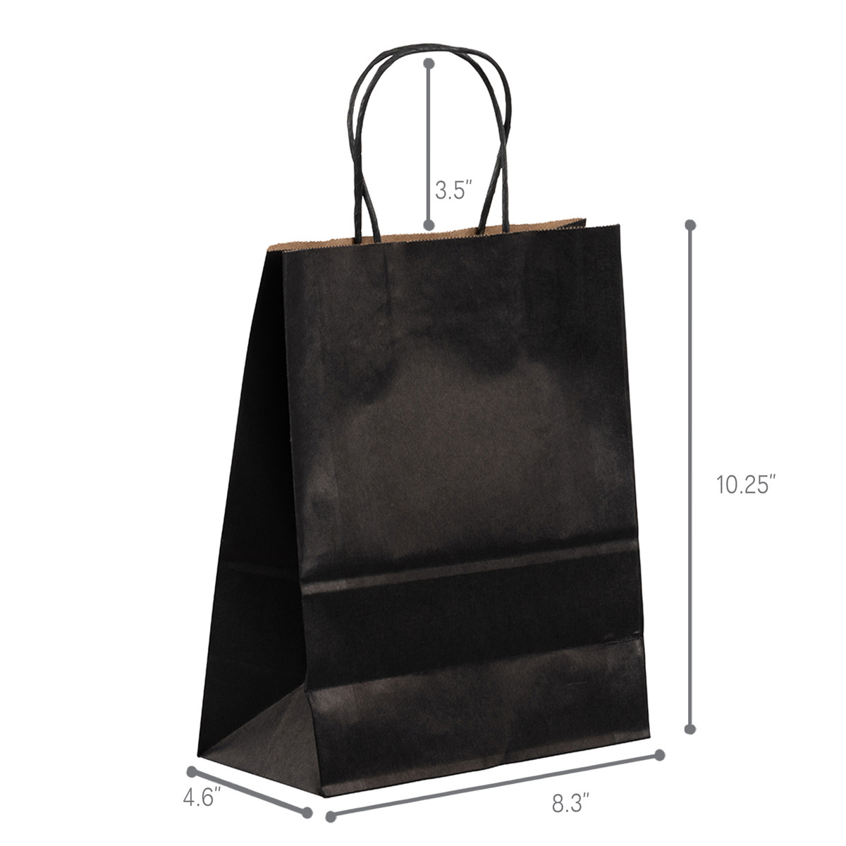 Black - 8.3 x 4.3 x 10.6in.
