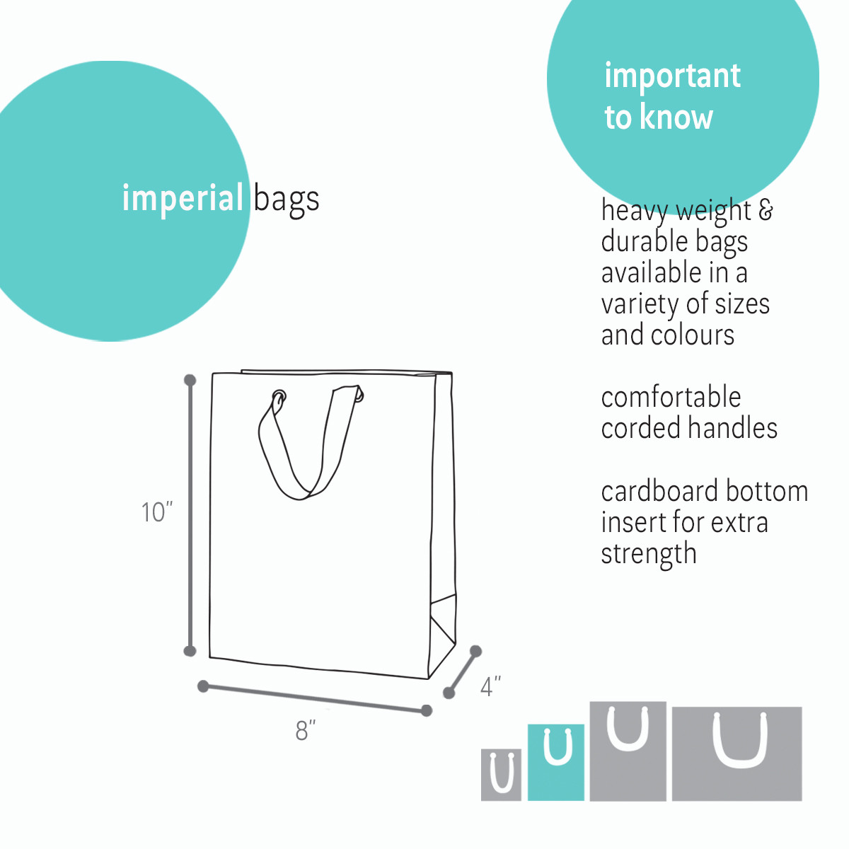 Black - 8 x 4 x 10in.