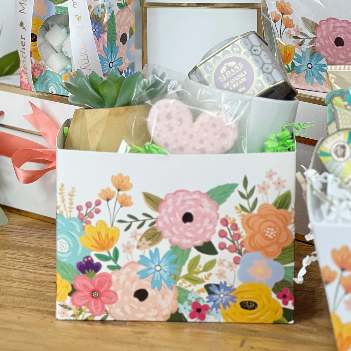 Image of Wildflower Garden Basket Boxes