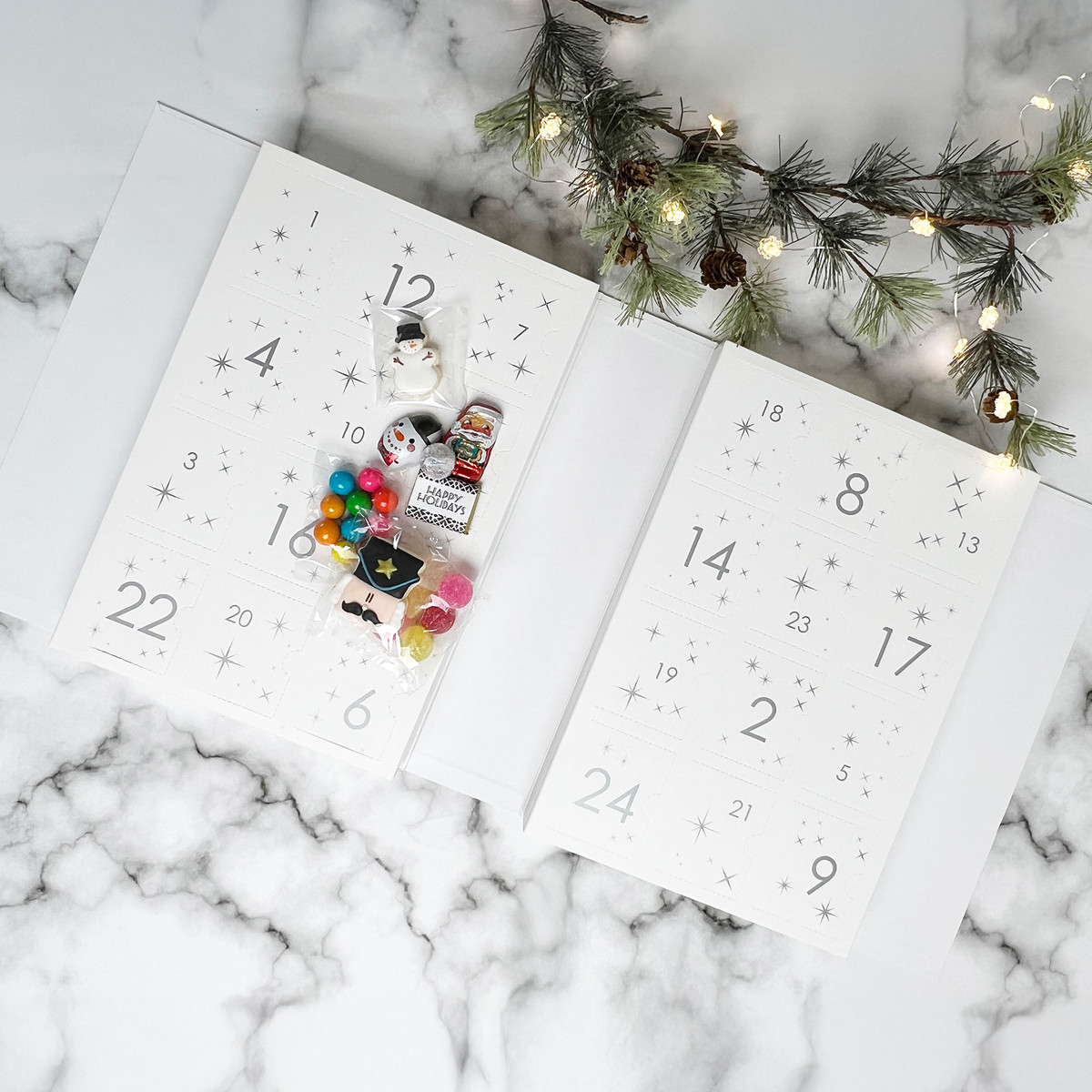 White Silver Snowflake - 8.5 x 3 x 12.75in.