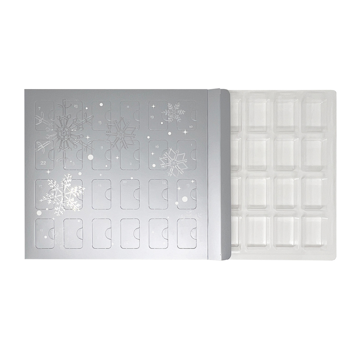 Metallic Silver Snowflake - 12 x 7/8 x 11in.