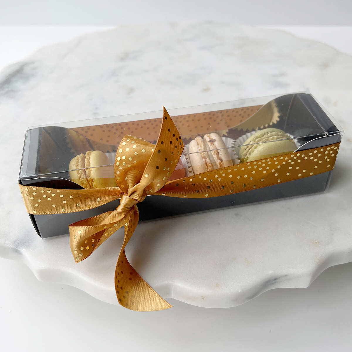 6 Macarons - 6.5 x 1.8 x 1.8in.