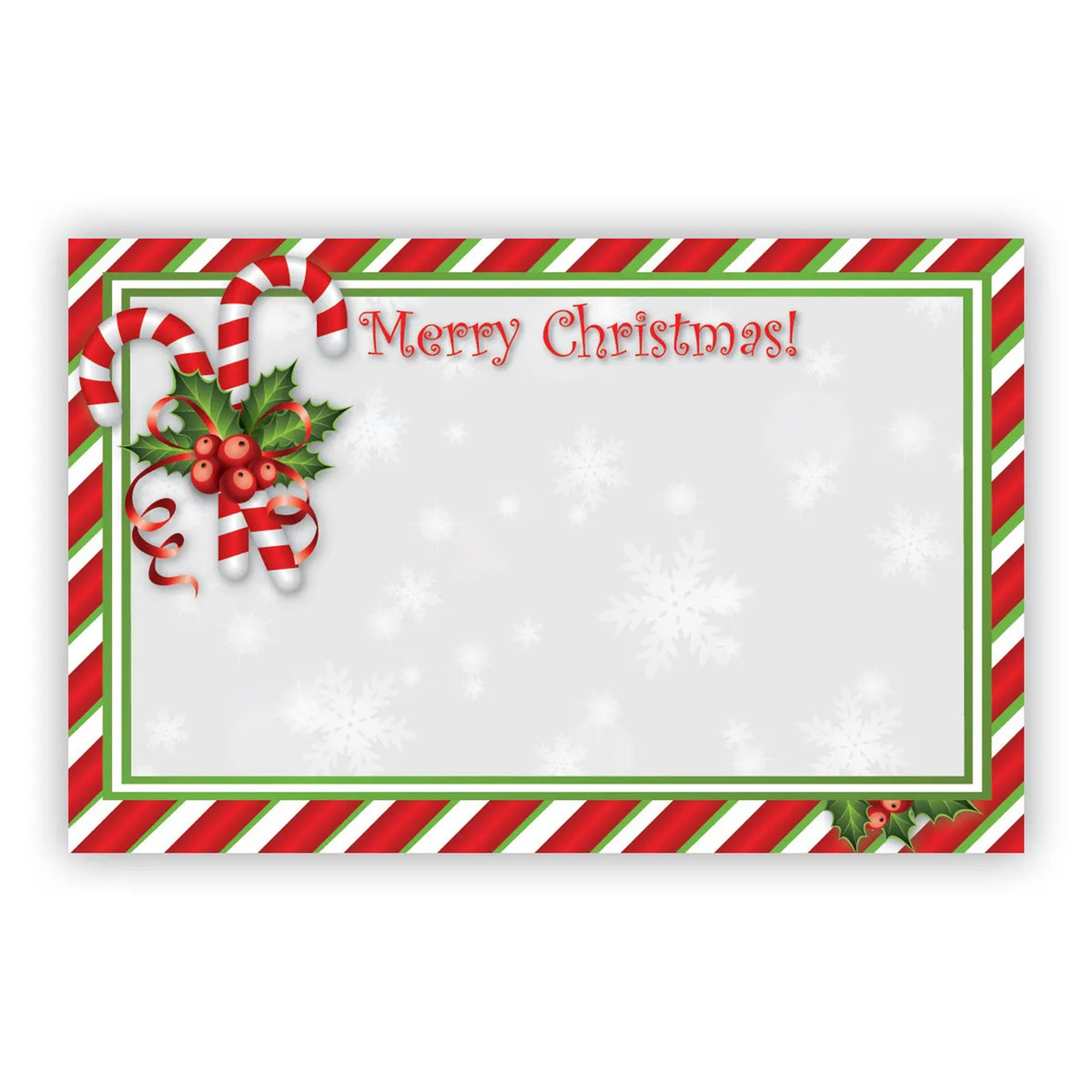 Candy Cane - 3.5 x 2.25in.