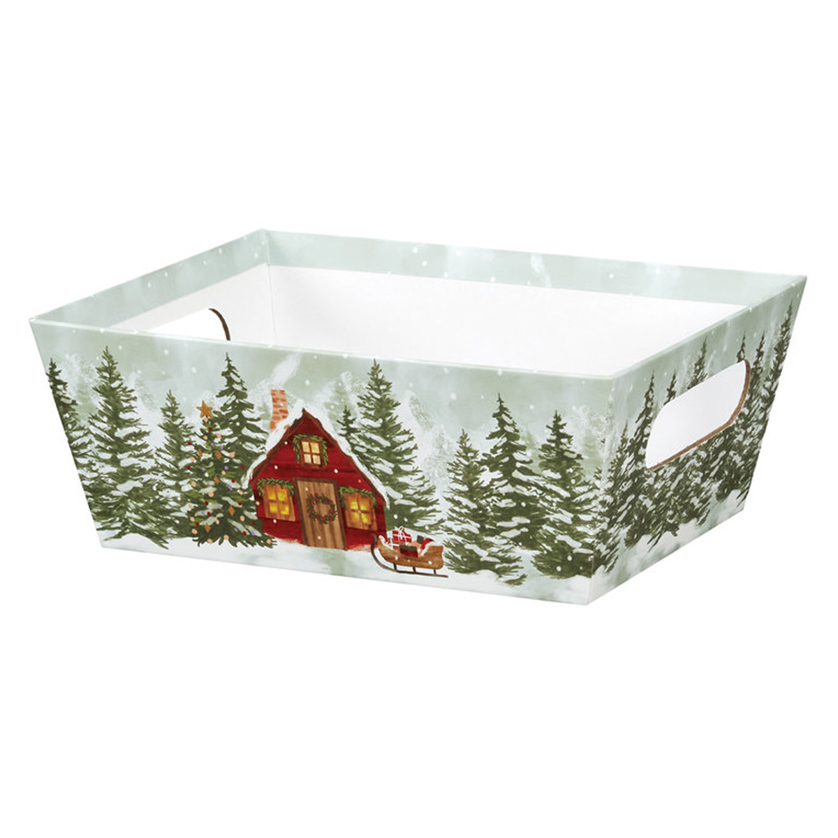 Christmas Cottage - 12 x 9.5 x 4.5in.