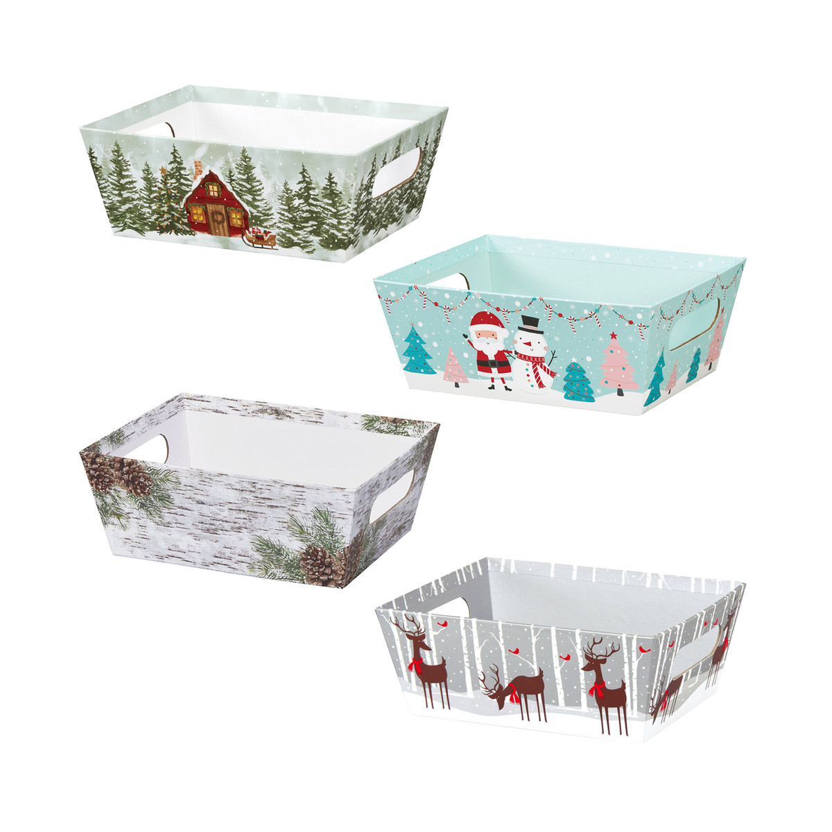Image of Christmas Market Trays Image of Christmas Market Trays