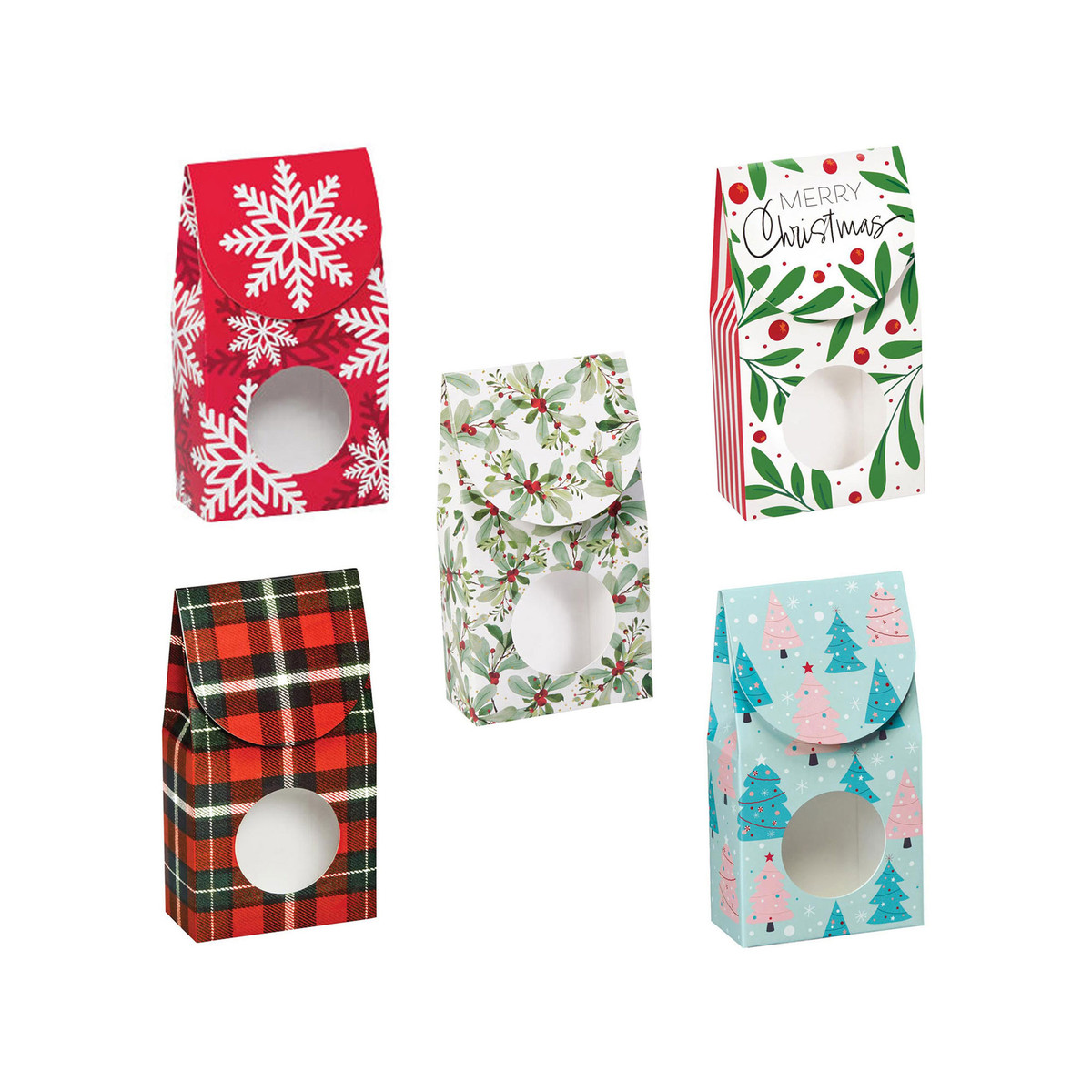 Christmas Gourmet Window Boxes - 3.5 x 1.75 x 6.5" Christmas Gourmet Window Boxes - 3.5 x 1.75 x 6.5"
