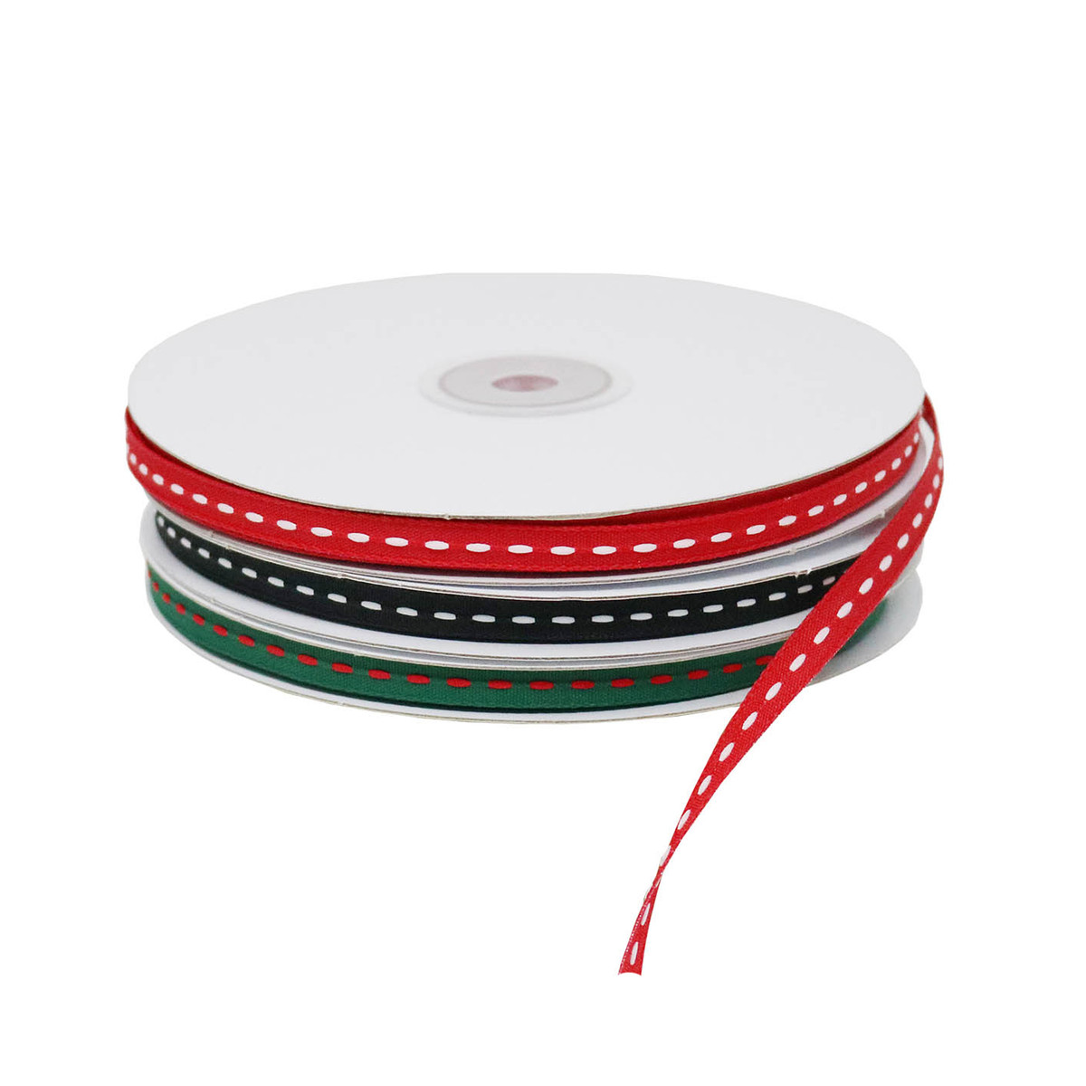 Image of Dash Grosgrain Ribbon Image of Dash Grosgrain Ribbon