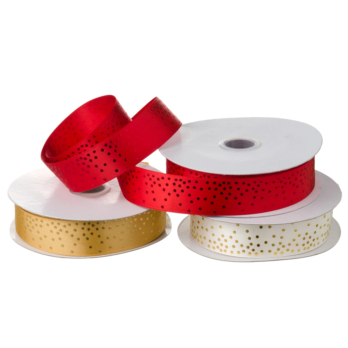 Image of Polka Dot Satin Ribbon