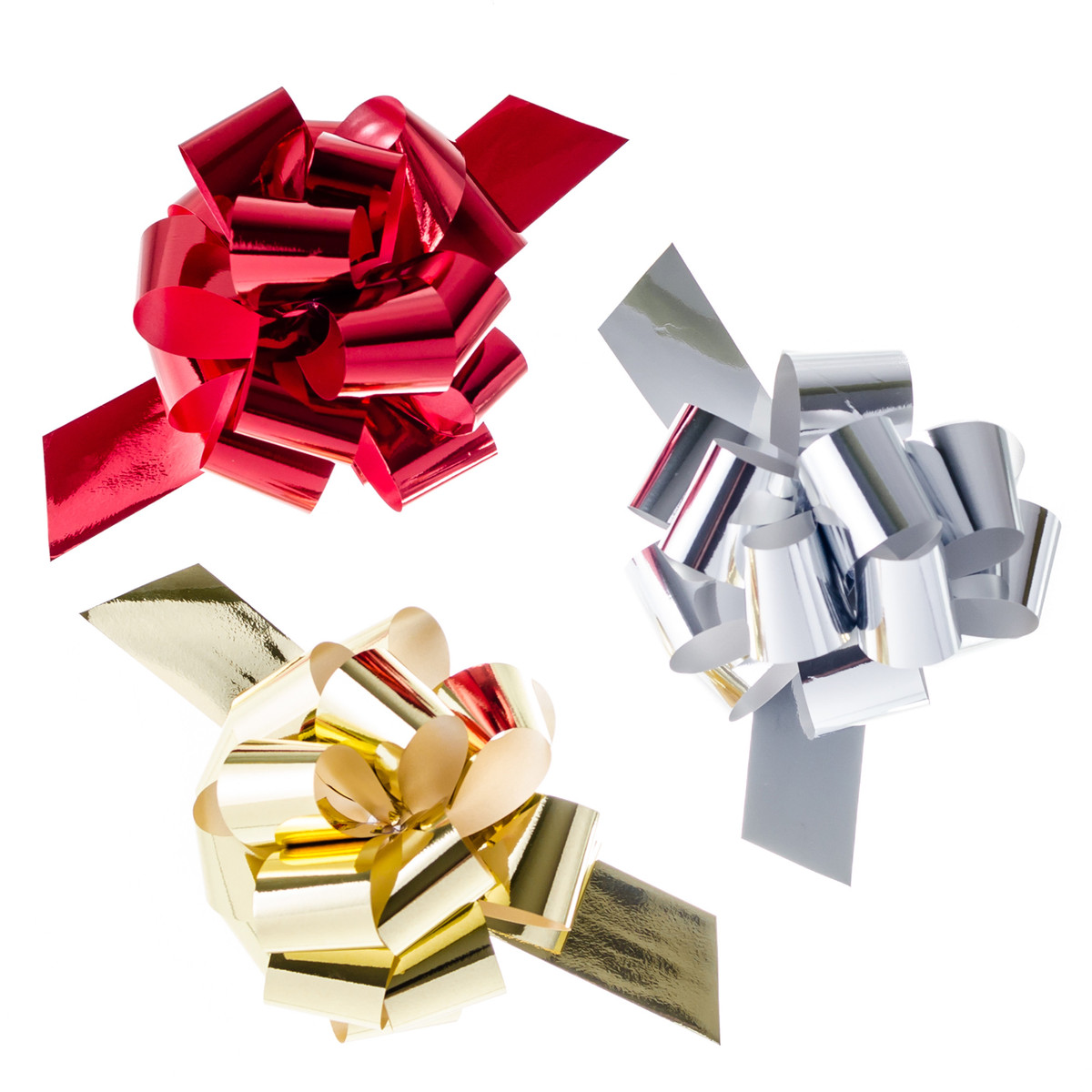 Image of Metallic Pull Bows