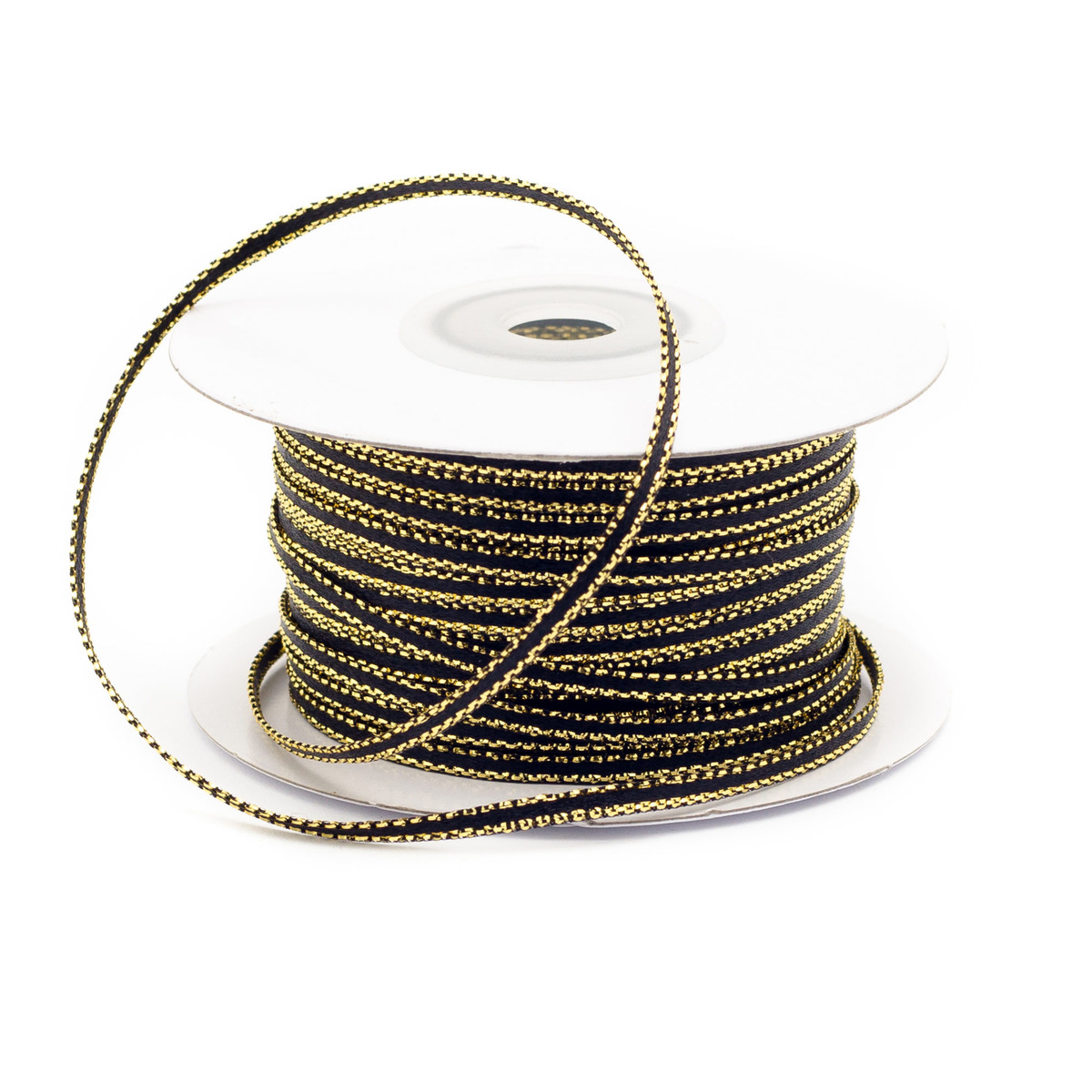 Black/Gold - 1/8in x 50yd