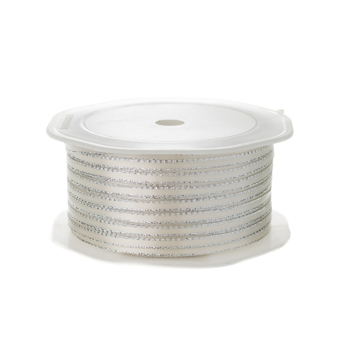Ivory/Silver - 1/8in x 50yd