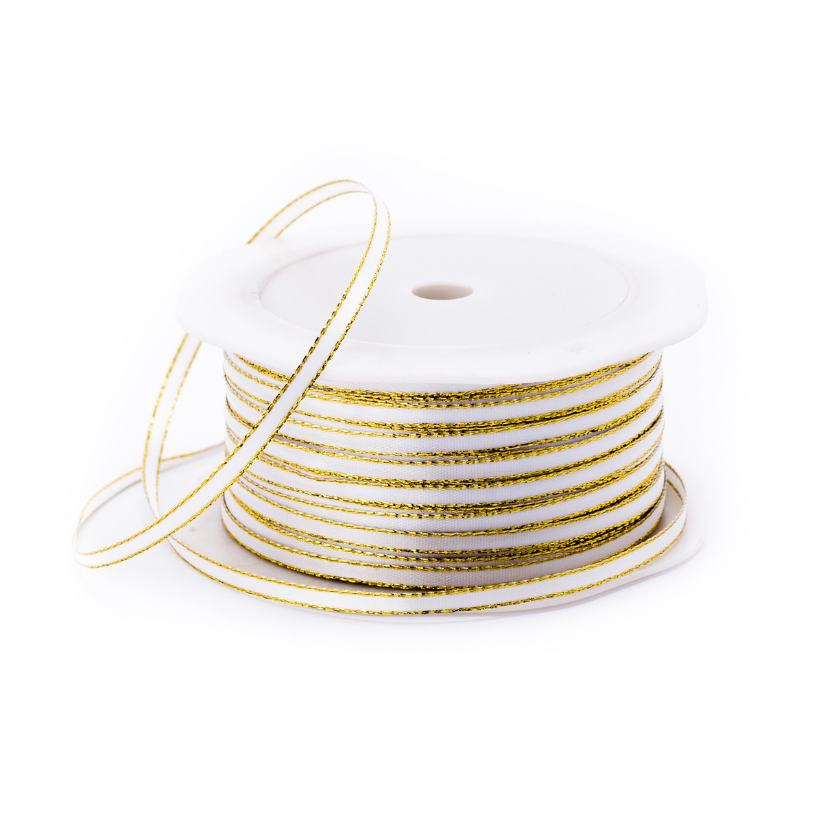 White/Gold - 1/8in x 50yd