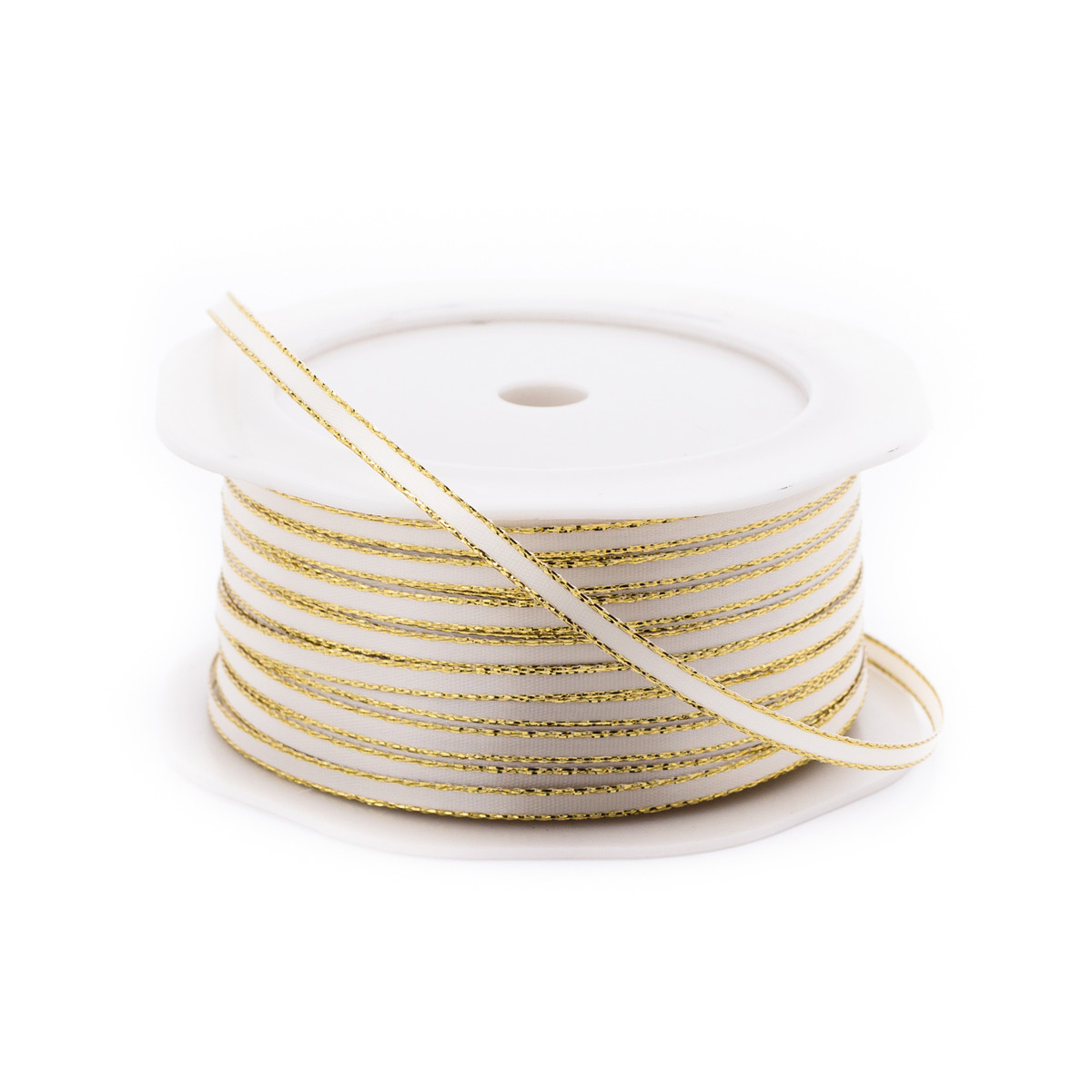 Ivory/Gold - 1/8in x 50yd