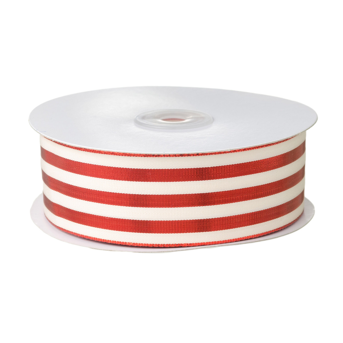 Red/Ivory - 7/8in. x 25yd