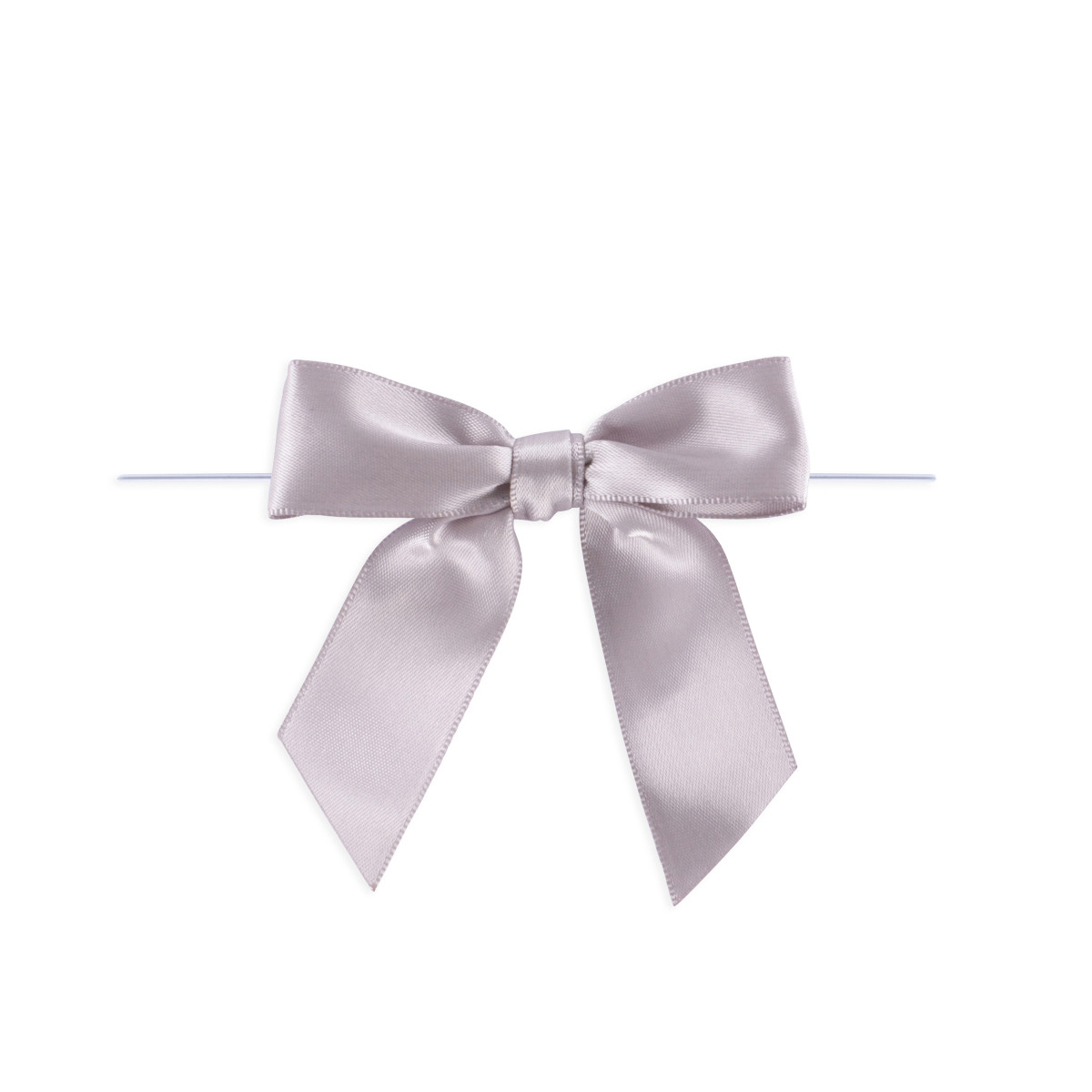 Silver - 3in. Bow