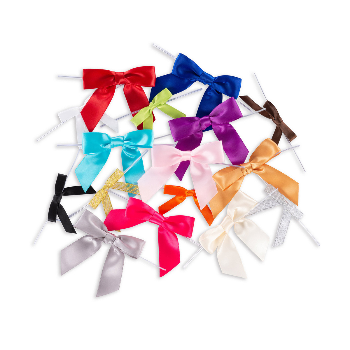 Image of Satin Pre-Tied Bows